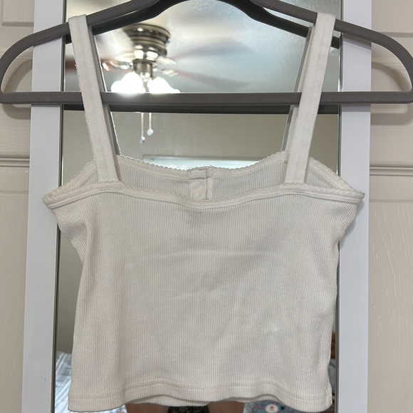 brandy melville white tank top - Picture 2 of 2